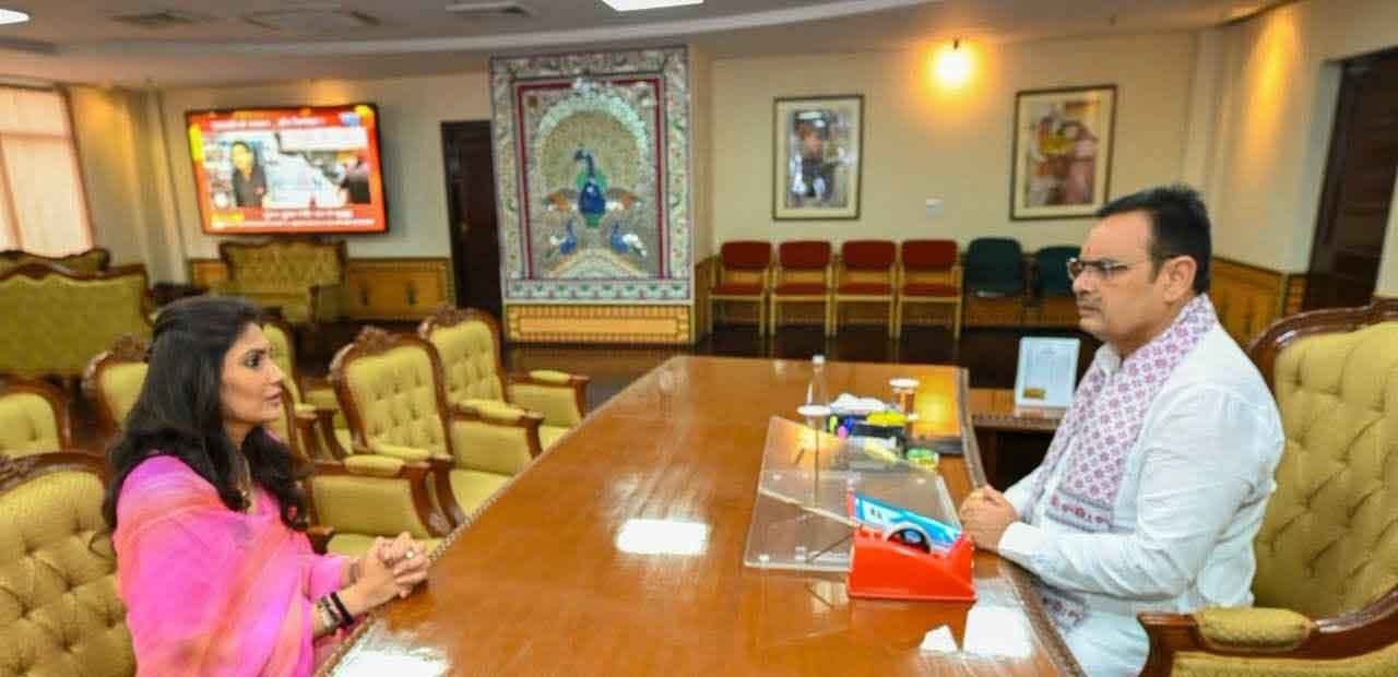 मुख्यमंत्री से भेंट कर राजसमंद के विकास एवं जनहित के विषयों पर हुई सार्थक चर्चा